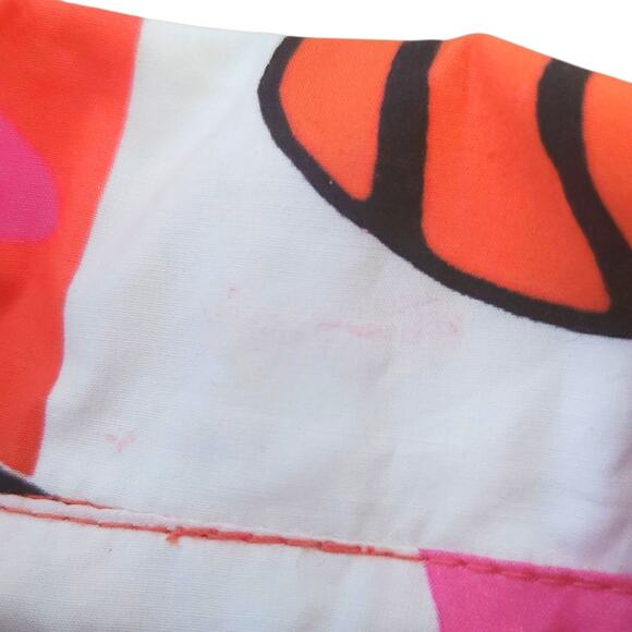 LHD Glades sea shell starfish striped cotton button up belted midi dress Size 8 - Picture 7 of 12